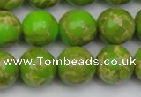 CDE2072 15.5 inches 16mm round dyed sea sediment jasper beads