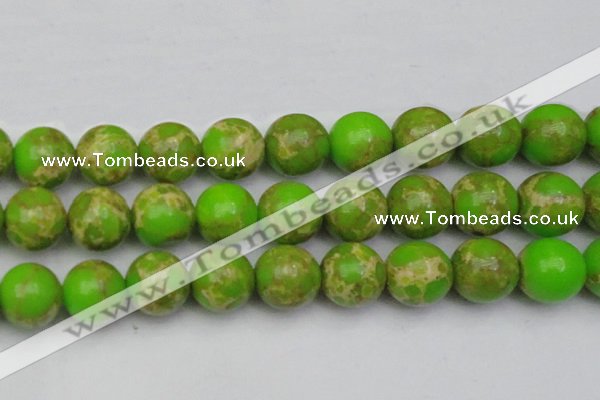 CDE2076 15.5 inches 24mm round dyed sea sediment jasper beads