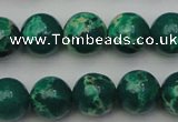 CDE2081 15.5 inches 12mm round dyed sea sediment jasper beads