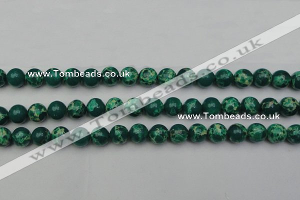 CDE2081 15.5 inches 12mm round dyed sea sediment jasper beads