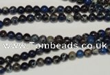 CDE220 15.5 inches 4mm round dyed sea sediment jasper beads