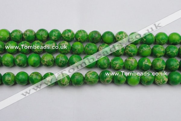 CDE2225 15.5 inches 14mm round dyed sea sediment jasper beads