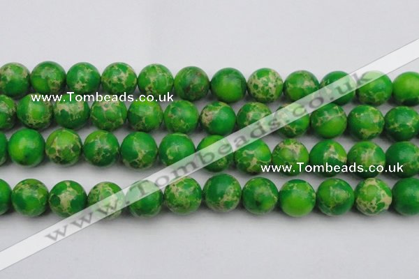 CDE2227 15.5 inches 18mm round dyed sea sediment jasper beads