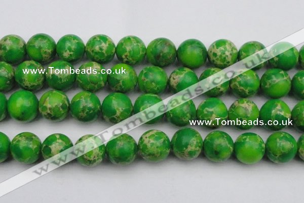 CDE2229 15.5 inches 22mm round dyed sea sediment jasper beads