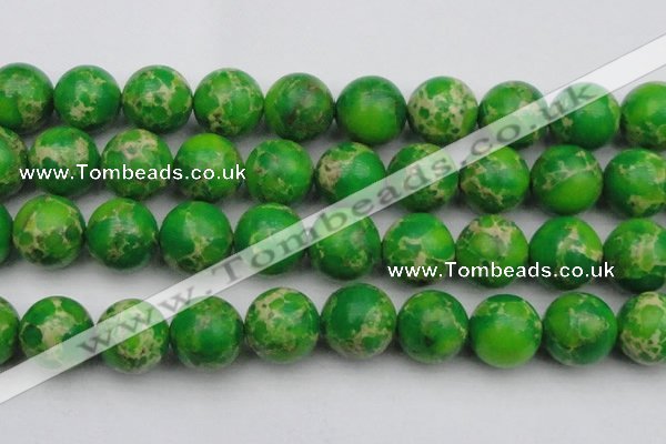 CDE2230 15.5 inches 24mm round dyed sea sediment jasper beads