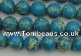 CDE2232 15.5 inches 6mm round dyed sea sediment jasper beads