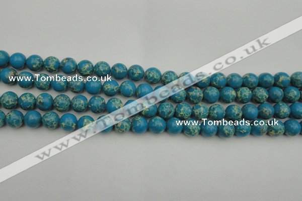 CDE2233 15.5 inches 8mm round dyed sea sediment jasper beads