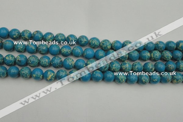 CDE2234 15.5 inches 10mm round dyed sea sediment jasper beads