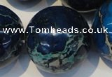 CDE224 15.5 inches 24mm round dyed sea sediment jasper beads