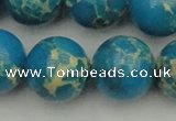 CDE2240 15.5 inches 22mm round dyed sea sediment jasper beads