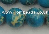 CDE2241 15.5 inches 24mm round dyed sea sediment jasper beads