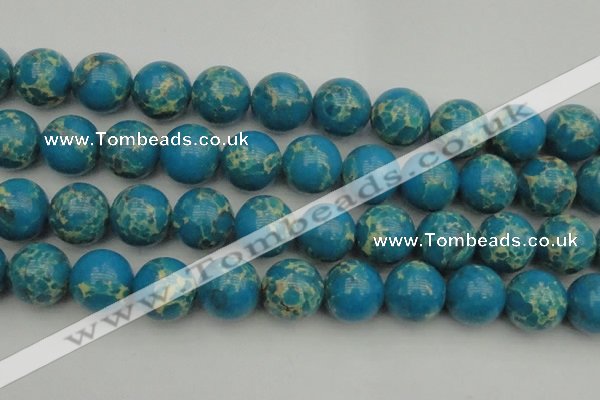 CDE2241 15.5 inches 24mm round dyed sea sediment jasper beads