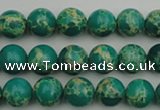CDE2242 15.5 inches 4mm round dyed sea sediment jasper beads
