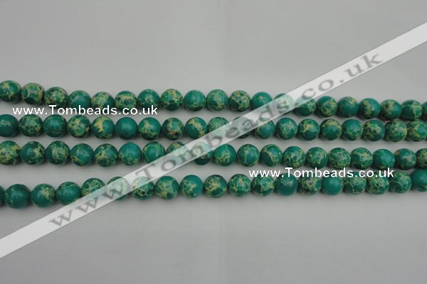 CDE2243 15.5 inches 6mm round dyed sea sediment jasper beads