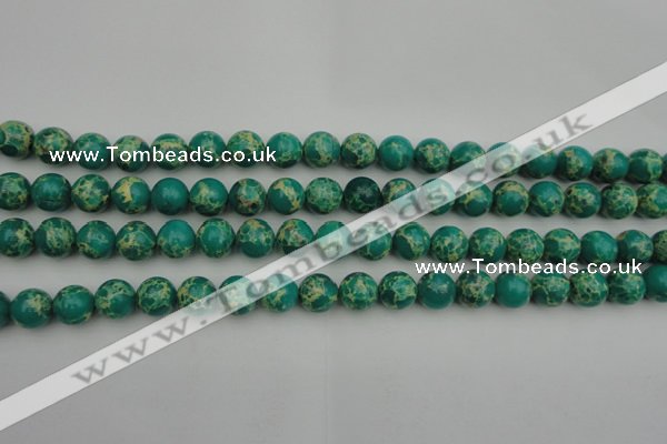 CDE2244 15.5 inches 8mm round dyed sea sediment jasper beads