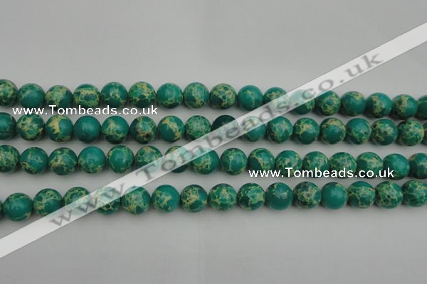 CDE2245 15.5 inches 10mm round dyed sea sediment jasper beads