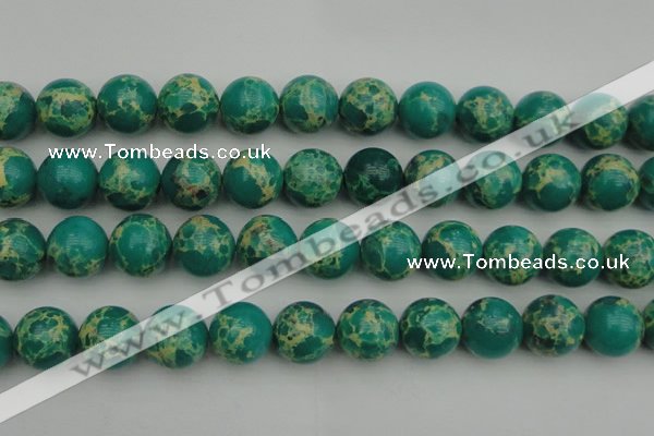 CDE2249 15.5 inches 18mm round dyed sea sediment jasper beads