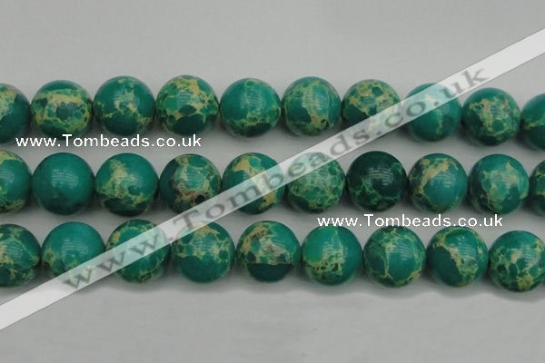 CDE2251 15.5 inches 22mm round dyed sea sediment jasper beads