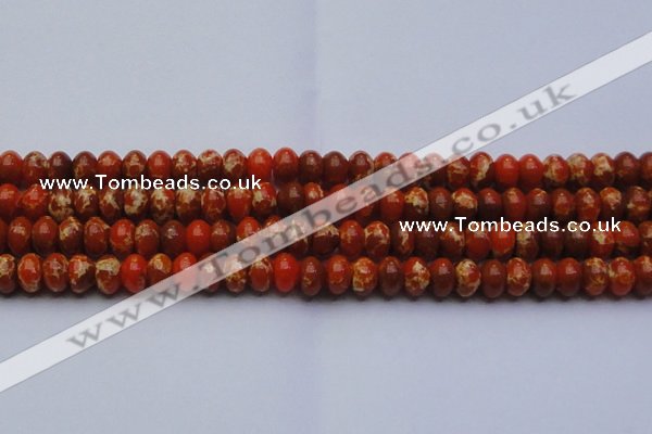 CDE2606 15.5 inches 15*20mm rondelle dyed sea sediment jasper beads