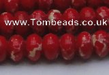 CDE2622 15.5 inches 15*20mm rondelle dyed sea sediment jasper beads