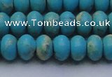 CDE2645 15.5 inches 13*18mm rondelle dyed sea sediment jasper beads