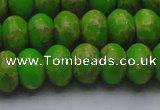 CDE2662 15.5 inches 15*20mm rondelle dyed sea sediment jasper beads