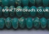 CDE2669 15.5 inches 13*18mm rondelle dyed sea sediment jasper beads