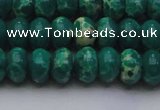 CDE2677 15.5 inches 13*18mm rondelle dyed sea sediment jasper beads