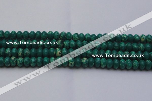 CDE2678 15.5 inches 15*20mm rondelle dyed sea sediment jasper beads