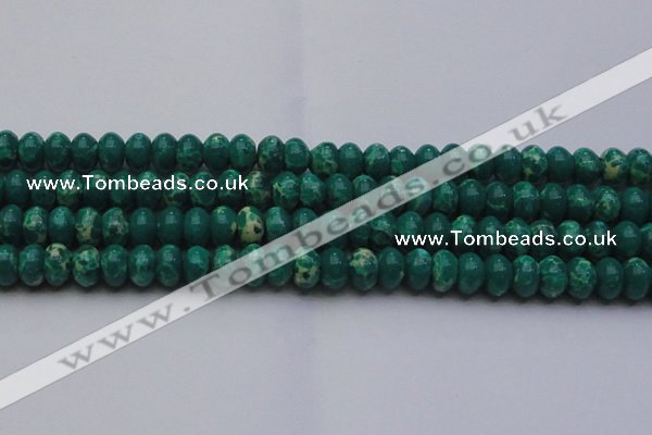 CDE2678 15.5 inches 15*20mm rondelle dyed sea sediment jasper beads