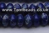 CDE2686 15.5 inches 15*20mm rondelle dyed sea sediment jasper beads