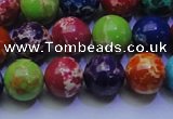 CDE2692 15.5 inches 12mm round dyed sea sediment jasper beads