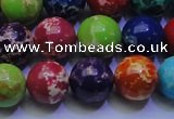 CDE2693 15.5 inches 14mm round mixed color sea sediment jasper beads