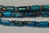 CDE288 3*6mm rondelle & 6*9mm tube dyed sea sediment jasper beads