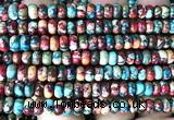 CDE3512 15 inches 4*6mm rondelle sea sediment jasper beads