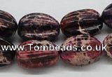 CDE36 15.5 inches 15*20mm star fruit shaped dyed sea sediment jasper beads