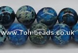 CDE46 15.5 inches 14mm round dyed sea sediment jasper beads wholesale