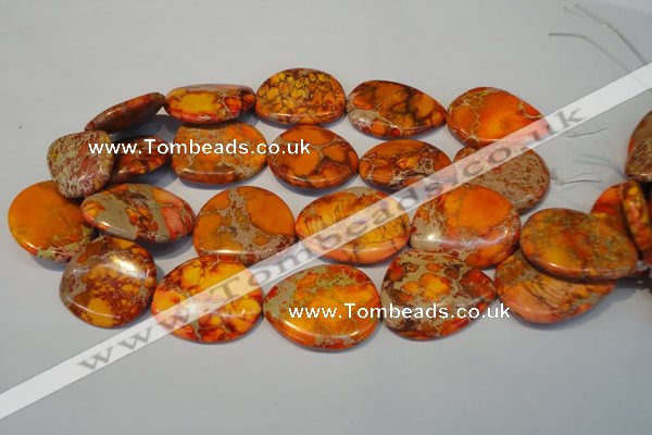 CDE580 20*25mm - 28*35mm freeform dyed sea sediment jasper beads