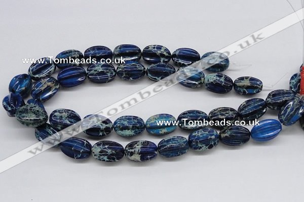 CDE61 15.5 inches 16*23mm star fruit shaped dyed sea sediment jasper beads