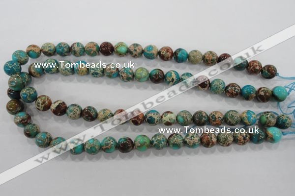 CDE804 15.5 inches 11mm round dyed sea sediment jasper beads wholesale