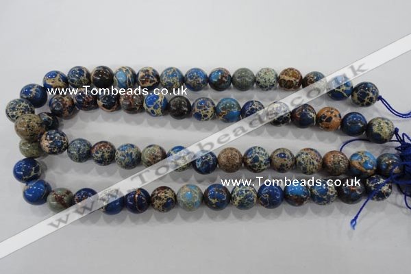 CDE814 15.5 inches 10mm round dyed sea sediment jasper beads wholesale