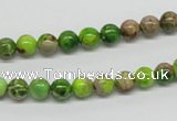 CDE82 15.5 inches 6mm round dyed sea sediment jasper beads