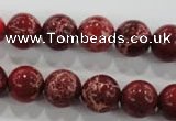 CDE823 15.5 inches 10mm round dyed sea sediment jasper beads wholesale