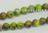 CDE83 15.5 inches 8mm round dyed sea sediment jasper beads