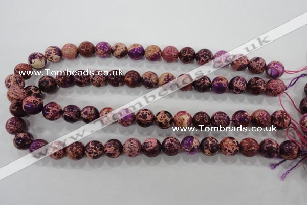 CDE833 15.5 inches 10mm round dyed sea sediment jasper beads wholesale