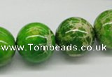 CDE84 15.5 inches 18mm round dyed sea sediment jasper beads