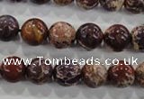 CDE843 15.5 inches 10mm round dyed sea sediment jasper beads wholesale