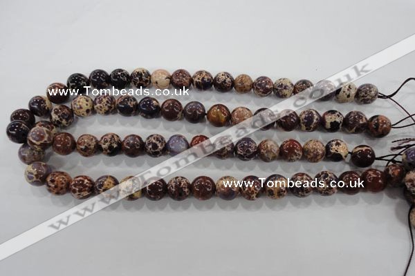 CDE843 15.5 inches 10mm round dyed sea sediment jasper beads wholesale