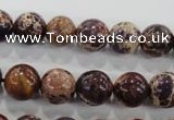 CDE844 15.5 inches 12mm round dyed sea sediment jasper beads wholesale