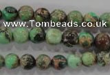 CDE852 15.5 inches 8mm round dyed sea sediment jasper beads wholesale